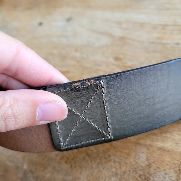 Banana Republic Olive Green Belt M 34/36 - Picture 8 of 8